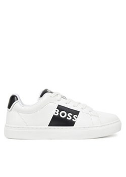 BOSS Sneakersy J51650 M Biały ze sklepu MODIVO w kategorii Buty sportowe dziecięce - zdjęcie 179093157