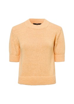 Someday Damski sweter z krótkim rękawem - Tavery Kobiety morelowy jednolity ze sklepu vangraaf w kategorii Swetry damskie - zdjęcie 179094118