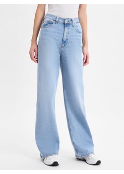 Tommy Jeans Dżinsy - Claire High Wide Kobiety Bawełna bielony jednolity ze sklepu vangraaf w kategorii Jeansy damskie - zdjęcie 179094127