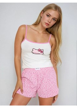 Sinsay - Piżama dwuczęściowa Hello Kitty - kremowy ze sklepu Sinsay w kategorii Piżamy damskie - zdjęcie 179096317
