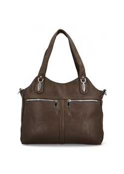 Torebka Damska Shopper Bag firmy Herisson 17B375 Ciemno Ziemista ze sklepu PaniTorbalska w kategorii Torby Shopper bag - zdjęcie 179099295