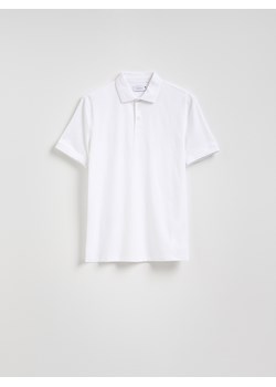 Reserved - Koszulka polo regular - biały ze sklepu Reserved w kategorii T-shirty męskie - zdjęcie 179101386