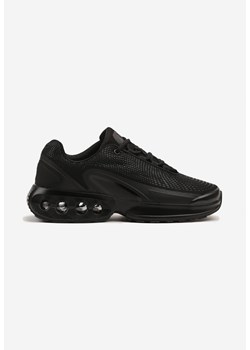 Czarne Buty Sportowe Sneakersy na Grubej Tłoczonej Podeszwie Uliathiela ze sklepu born2be.pl w kategorii Buty sportowe męskie - zdjęcie 179101986
