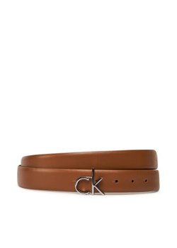 Calvin Klein Pasek Damski Ck Buckle Belt 3.0_Smooth K60K613156 Brązowy ze sklepu MODIVO w kategorii Paski damskie - zdjęcie 179103146