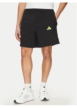 adidas Szorty sportowe Tech JM6252 Czarny Regular Fit ze sklepu MODIVO w kategorii Spodenki męskie - zdjęcie 179104606