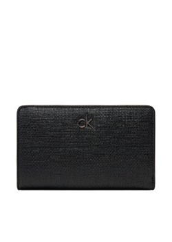 Calvin Klein Duży Portfel Damski Ck Daily Medium Bifold_Tex K60K612957 Czarny ze sklepu MODIVO w kategorii Portfele damskie - zdjęcie 179104685