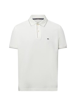 Fynch-Hatton Męska koszulka polo Mężczyźni Bawełna biały jednolity ze sklepu vangraaf w kategorii T-shirty męskie - zdjęcie 179105957