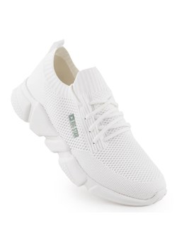 Buty sportowe damskie komfortowe białe Big Star JJ274268 ze sklepu ButyModne.pl w kategorii Buty sportowe damskie - zdjęcie 179112486