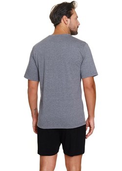 Doctor Nap męska piżama w klasycznym stylu PMB.7235.DARK_GREY, Kolor szaro-czarny, Rozmiar M, Doctor Nap ze sklepu Primodo w kategorii Piżamy męskie - zdjęcie 179113585