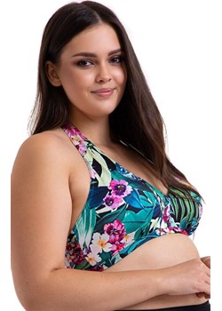 Dwuczęściowy strój kąpielowy plus size 28/03, Kolor czarny-wzór, Rozmiar XL, Primo ze sklepu Primodo w kategorii Stroje kąpielowe - zdjęcie 179113777