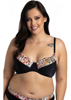 Dwuczęściowy strój kąpielowy plus size 73/04, Kolor czarny-wzór, Rozmiar XL, Primo ze sklepu Primodo w kategorii Stroje kąpielowe - zdjęcie 179113789