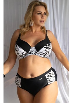 Dwuczęściowy strój kąpielowy plus size 147/10, Kolor czarny-wzór, Rozmiar L, Primo ze sklepu Intymna w kategorii Stroje kąpielowe - zdjęcie 179114199