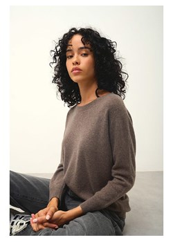 AUTHENTIC CASHMERE Kaszmirowy sweter &quot;Goléon&quot; w kolorze brązowym ze sklepu Limango Polska w kategorii Swetry damskie - zdjęcie 179114387
