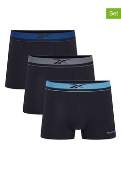 Reebok Bokserki (3 pary) &quot;Brock&quot; w kolorze czarnym ze sklepu Limango Polska w kategorii Majtki męskie - zdjęcie 179114449