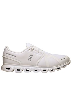 Buty męskie On Running Cloud 6 3MF10071200 - białe ze sklepu streetstyle24.pl w kategorii Buty sportowe męskie - zdjęcie 179114509