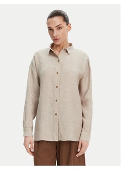Barbour Koszula Hampton LSH1596SN31 Beżowy Relaxed Fit ze sklepu MODIVO w kategorii Koszule damskie - zdjęcie 179115186