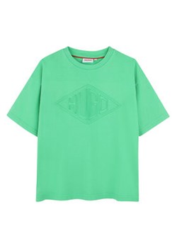 HUGO T-Shirt G00337 S Zielony Regular Fit ze sklepu MODIVO w kategorii T-shirty chłopięce - zdjęcie 179116368