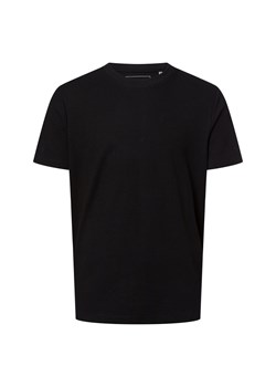 Tom Tailor Denim Koszulka męska Mężczyźni Bawełna czarny jednolity ze sklepu vangraaf w kategorii T-shirty męskie - zdjęcie 179117387