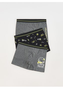 Reserved - Bokserki SmileyWorld® 3 pack - czarny ze sklepu Reserved w kategorii Majtki dziecięce - zdjęcie 179118445