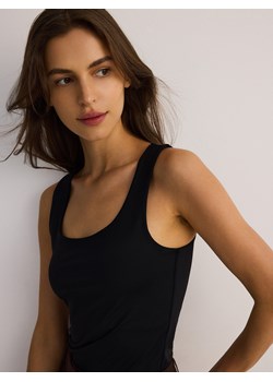 Reserved - Top na ramiączkach - czarny ze sklepu Reserved w kategorii Bluzki damskie - zdjęcie 179118845