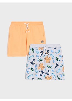 Sinsay - Szorty 2 pack - pomarańczowy ze sklepu Sinsay w kategorii Spodenki chłopięce - zdjęcie 179119867
