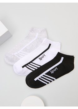 Sinsay - Skarpetki 3 pack - wielobarwny ze sklepu Sinsay w kategorii Skarpetki męskie - zdjęcie 179119906