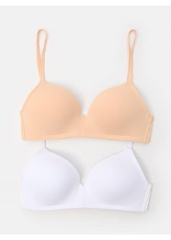 Sinsay - Biustonosze 2 pack - kremowy ze sklepu Sinsay w kategorii Biustonosze - zdjęcie 179119966