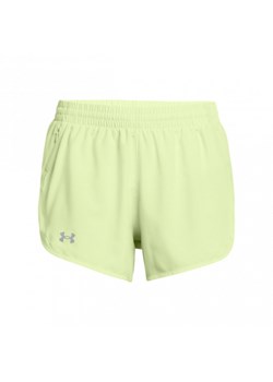 Damskie spodenki do biegania Under Armour UA Fly By 3\'\' Shorts - zielone ze sklepu Sportstylestory.com w kategorii Szorty - zdjęcie 179120936