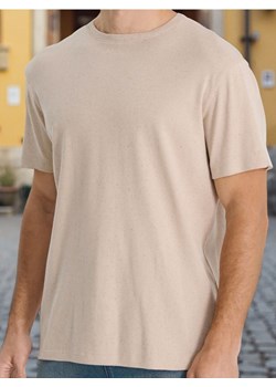 Sinsay - Koszulka basic - beżowy ze sklepu Sinsay w kategorii T-shirty męskie - zdjęcie 179127107