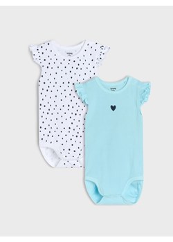 Sinsay - Body 2 pack - błękitny ze sklepu Sinsay w kategorii Body niemowlęce - zdjęcie 179127147