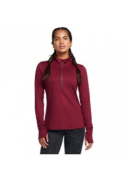 Damska bluza do biegania nierozpinana bez kaptura Under Armour UA Launch Pro Half Zip - czerwona ze sklepu Sportstylestory.com w kategorii Bluzy damskie - zdjęcie 179127535