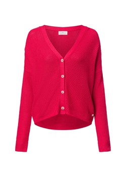 Fynch-Hatton Damski kardigan z zawartością lnu Kobiety len czerwony jednolity ze sklepu vangraaf w kategorii Swetry damskie - zdjęcie 179128279