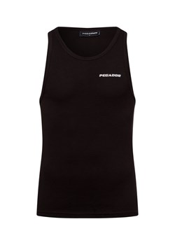 PEGADOR Tank top męski Mężczyźni Bawełna czarny jednolity ze sklepu vangraaf w kategorii T-shirty męskie - zdjęcie 179128307