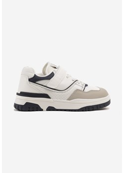Szaro-Niebieskie Buty Sportowe Sneakersy Clibee z Perforacją Punelle ze sklepu born2be.pl w kategorii Buty sportowe dziecięce - zdjęcie 179128529
