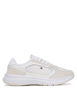 Sneakersy Tommy Hilfiger Sporty Runner FW0FW08644 Biały ze sklepu eobuwie.pl w kategorii Buty sportowe damskie - zdjęcie 179130046