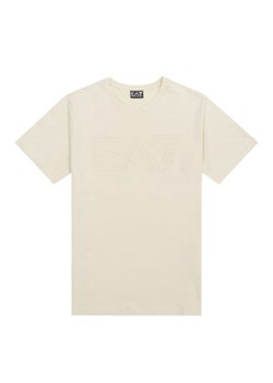 EA7 Emporio Armani T-Shirt 7M000149 AF14772 U1079 Écru Regular Fit ze sklepu MODIVO w kategorii T-shirty męskie - zdjęcie 179131816