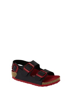 Birkenstock Sandały &quot;Milano&quot; w kolorze czarno-czerwonym ze sklepu Limango Polska w kategorii Sandały dziecięce - zdjęcie 179132276