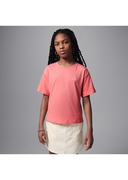 T-shirt dla dużych dzieci Jordan Brooklyn Essentials - Różowy ze sklepu Nike poland w kategorii T-shirty męskie - zdjęcie 179134049