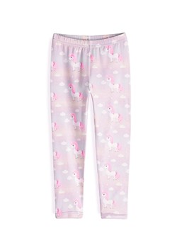 GATE Miękkie legginsy z nadrukiem 3Y ze sklepu gateshop w kategorii Spodnie dziewczęce - zdjęcie 179143878