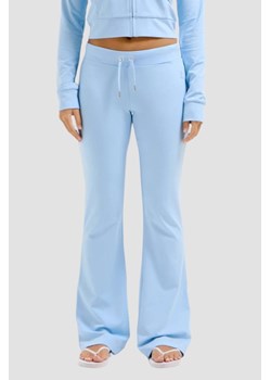 JUICY COUTURE Błękitne damskie spodnie dresowe Single Jersey Apollo Low Rise, Rozmiar XS ze sklepu outfit.pl w kategorii Spodnie damskie - zdjęcie 179144557