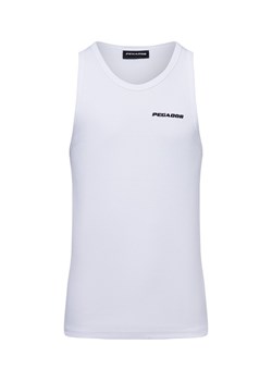 PEGADOR Tank top męski Mężczyźni Bawełna biały jednolity ze sklepu vangraaf w kategorii T-shirty męskie - zdjęcie 179146939