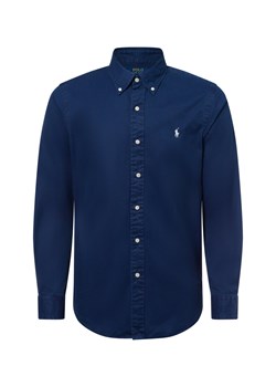 Polo Ralph Lauren Męska koszula casual Mężczyźni Modern Fit Bawełna granatowy jednolity ze sklepu vangraaf w kategorii Koszule męskie - zdjęcie 179146945