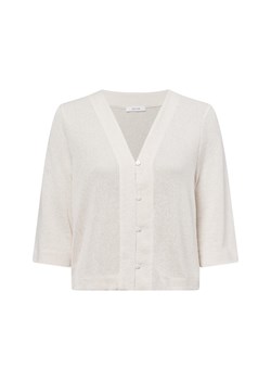 Opus Kardigan damski - Semipa Kobiety beżowy jednolity ze sklepu vangraaf w kategorii Swetry damskie - zdjęcie 179146959