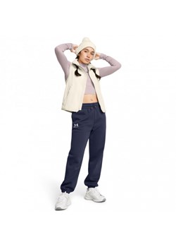 Damskie spodnie dresowe Under Armour UA Icon Fleece - granatowe ze sklepu Sportstylestory.com w kategorii Spodnie damskie - zdjęcie 179147265