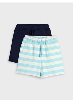 Sinsay - Szorty 2 pack - kremowy ze sklepu Sinsay w kategorii Spodenki chłopięce - zdjęcie 179148348