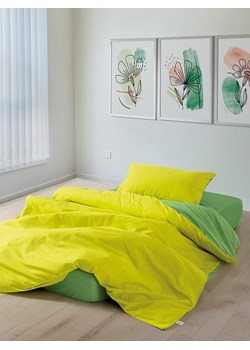 Colourful Cotton Komplet pościeli renforcé &quot;Sage&quot; w kolorze żółto-zielonym ze sklepu Limango Polska w kategorii Pościele - zdjęcie 179151486