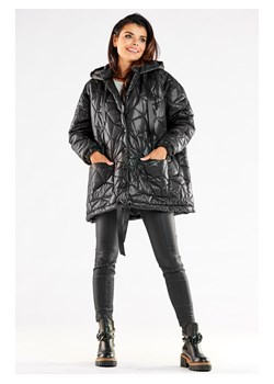 Awama Kurtka pikowana w kolorze czarnym ze sklepu Limango Polska w kategorii Kurtki damskie - zdjęcie 179152118