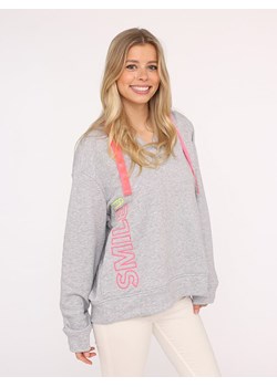 Zwillingsherz Bluza &quot;Smile&quot; w kolorze szarym ze sklepu Limango Polska w kategorii Bluzy damskie - zdjęcie 179152507