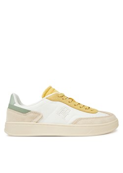 Sneakersy Tommy Hilfiger Th Heritage Sneaker FW0FW08643 Biały ze sklepu eobuwie.pl w kategorii Buty sportowe damskie - zdjęcie 179154115