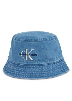 Kapelusz Calvin Klein Mono Logo Denim Bucket Hat LV04G5021G Niebieski ze sklepu eobuwie.pl w kategorii Kapelusze męskie - zdjęcie 179155647